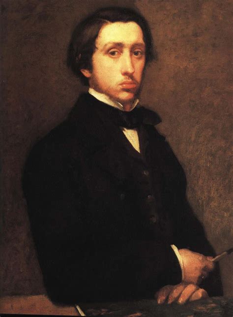 Self Portrait Painting | Edgar Degas 1855 | Oil Painting Reproduction