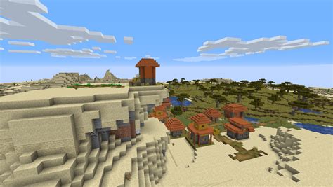 A Savanna Village : Minecraft