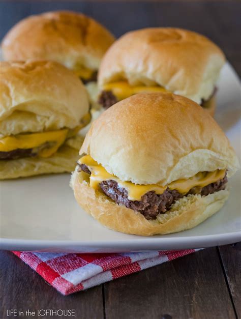 Cheeseburger Sliders | Slider recipes, Cheeseburger sliders, Beef recipes