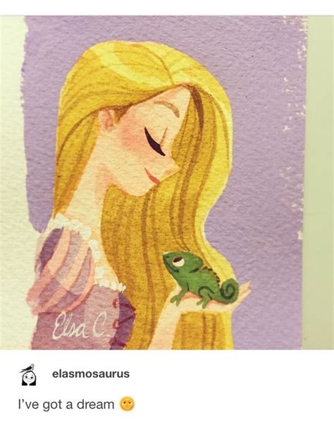 Rapunzel & Pascal by elasmosaurus | Disney fan art, Disney paintings ...