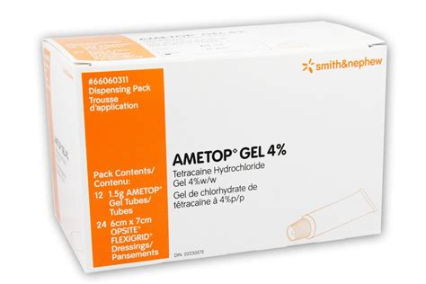 Smith and Nephew AMETOP Gel 4% - Bowers Medical Supply