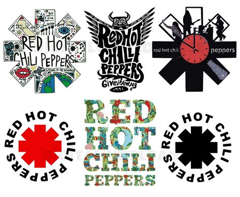 Red Hot Chili Peppers Svg Tshirt Design Rock Band Svg for Cricut Svg ...