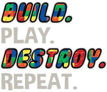 T-Shirt Design - LEGO Slogan (logo-438l2)