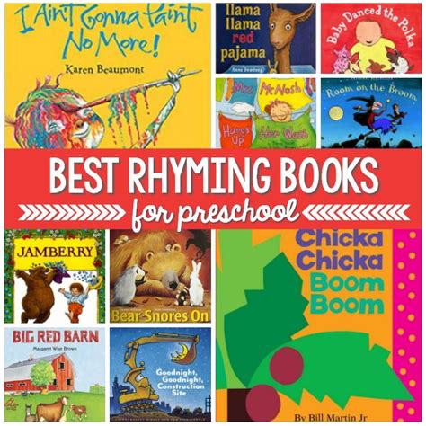 Best Rhyming Books for Preschoolers - Pre-K Pages | Rhyming books, Preschool books, Kindergarten ...