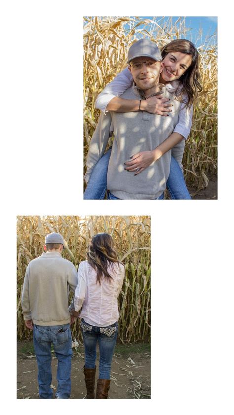 Fall Corn Maze Couple Photos in Southern Oregon - Janessa Rose ...