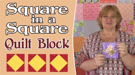 Quilting Blocks: Square in a Square Quilt Block Tutorial - Alanda Craft