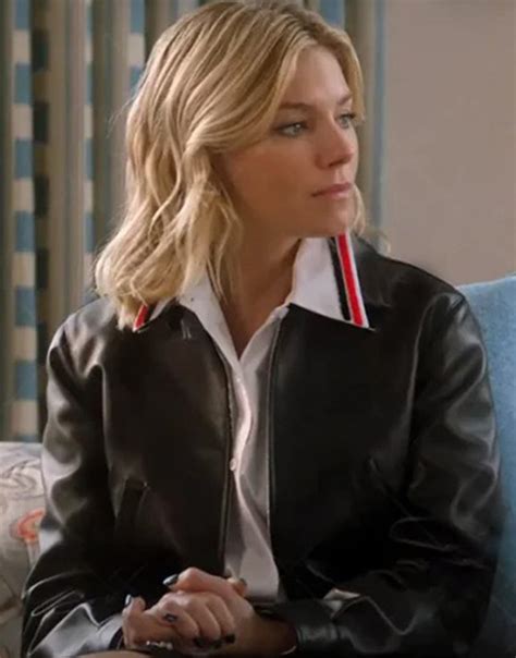 Anatomy Of Scandal 2022 Sienna Miller Leather Jacket