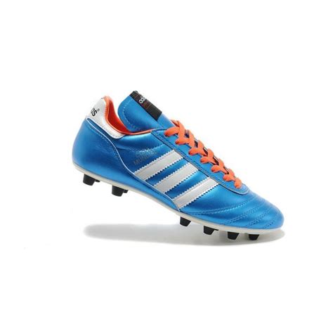 adidas Copa Mundial FG K-Leather Football Shoes Solar Blue