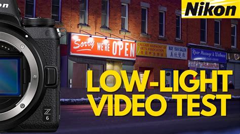 Nikon Z6 Low Light Video-Review/Samples - YouTube