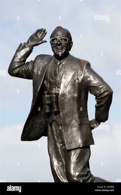 Statue of Eric Morecambe, comedian, (detail), by Graham Ibbeson ...