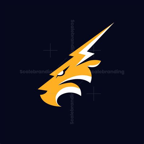 Tiger Thunder Logo | Lightning logo, Logo design infinity, Energy logo design