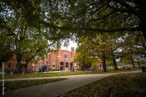 Peru State College Public College University Campus Brick Library ...