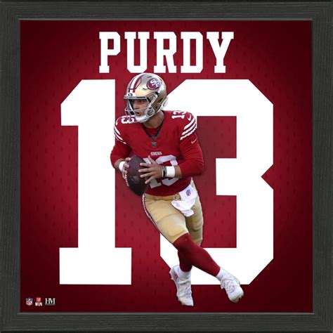 Brock Purdy 49ers "Impact Jersey" Custom Framed Photo | Pristine Auction