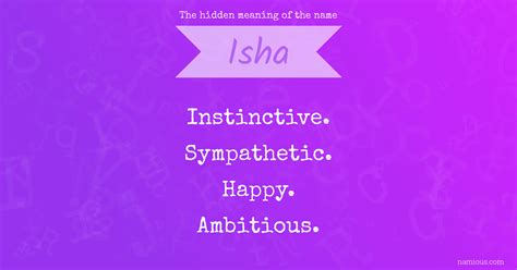 The hidden meaning of the name Isha | Namious