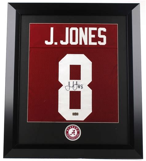 Julio Jones Signed 25x29 Custom Framed Alabama Jersey (Radtke COA ...