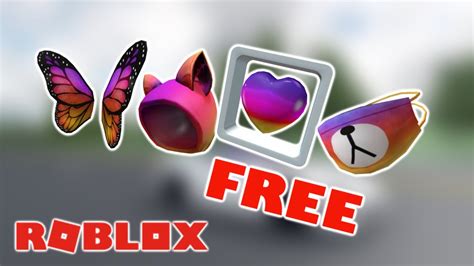 4 New FREE accessories! ROBLOX! - YouTube