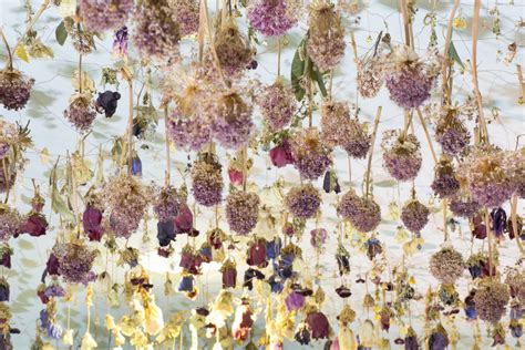 Installation Art Features Thousands of Flowers Suspended in Galleries