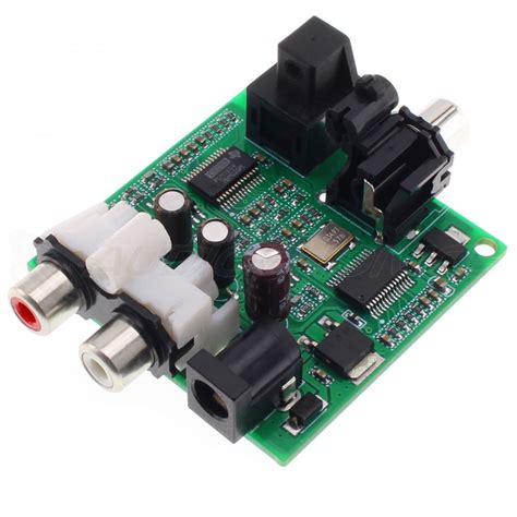 ADC Board Analog Digital Converter PCM1804 RCA to SPDIF 24bit 192kHz - Audiophonics