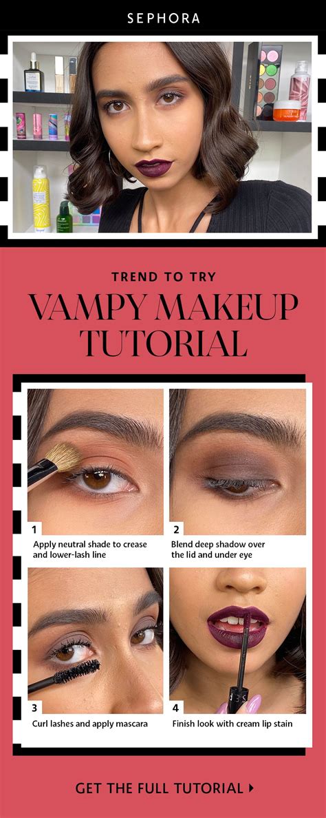 Trend to Try: Vampy Makeup | Vampy makeup, Makeup, Cream lip stain
