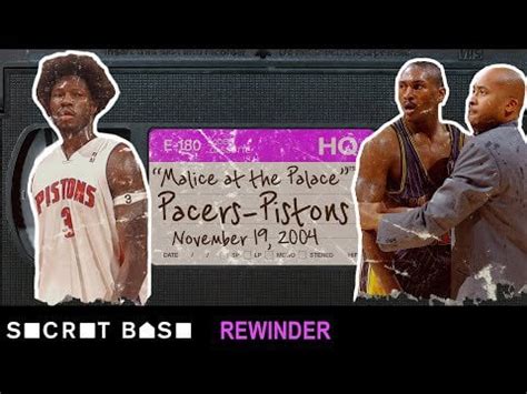 The infamous "Malice at the Palace" fight needs a deep rewind | 2004 Pacers-Pistons : r/nba