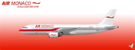 Air Monaco - Airbus A320-200 - The Drawing Board | Viaero Design ...