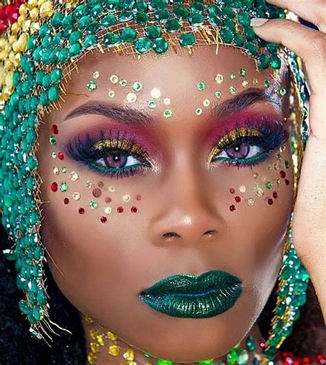 magnifique maquillage pour le carnaval de Rio Carnival Makeup Caribbean ...