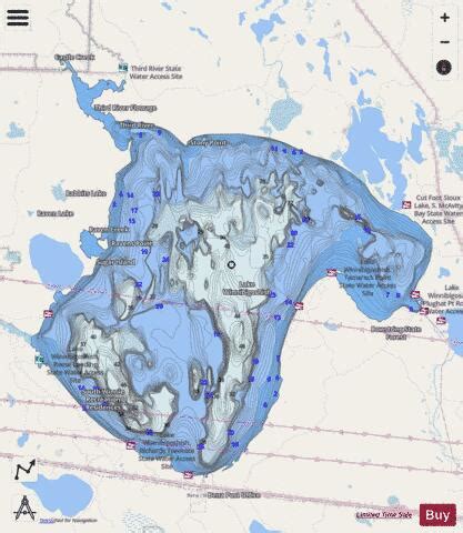 Winnibigoshish Fishing Map | Nautical Charts App