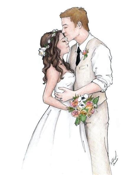 Pin by Арина on Свадьба | Wedding drawing, Wedding illustration, Custom ...