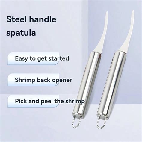 304 Stainless Steel Shrimp Deveiner, 2-In-1 Shrimp Plier And Picker ...