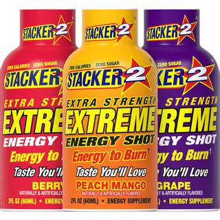 STACKER 2 | Energy Booster Supplements, Shots, Pills, Gummies | Stacker2