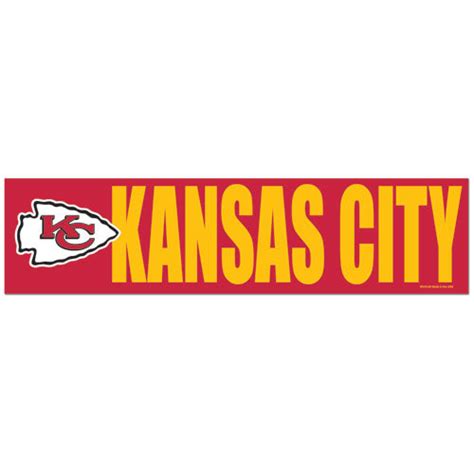 Kansas City Chiefs Bumper Sticker – Fan Treasures