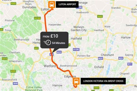 Bus to Luton Airport from Brent Cross | For £10 on easyBus.com ...