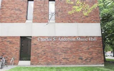 Dedication of the Charles S. Anderson Music Hall - Alumni, Parents, and ...