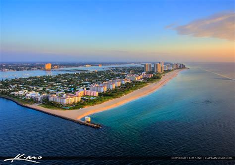 Palm Beach Inlet and Singer Island Condos Aeiral of Beach | HDR Photography by Captain Kimo