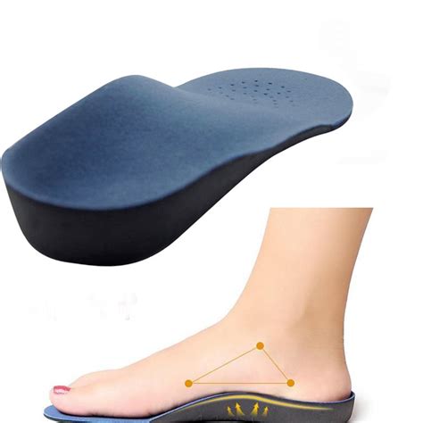 NEW 2016 Shoes Arch Support Cushion Feet Care Insert Orthopedic Insole ...