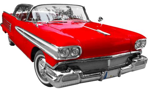 Red Retro Car PNG Image - PNG All | PNG All