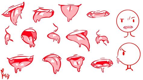 Mouth references by KiraiTheYangire on ... | Anime mouth drawing ...