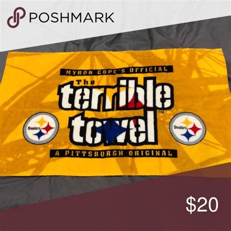 Pittsburgh Steelers Terrible Towel | Steelers terrible towel, Steelers ...