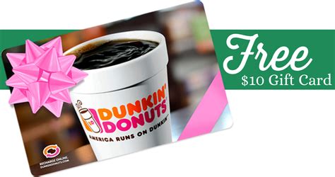 Dunkin Donuts: $10 eGift Card wyb $25 in Gift Cards :: Southern Savers