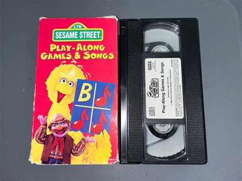 Sesame Street - Play-Along Games Songs (VHS, 1996) for sale online | eBay