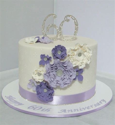 60th Wedding Anniversary Cake | cake decorating ideas | Pinterest ...