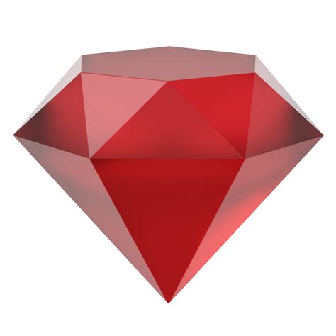 diamante rojo, joyas. representación 3d icono png sobre fondo transparente. 15072022 PNG