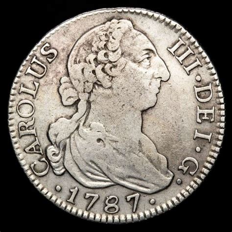 Spain - 2 Reales - Carlos III (1759 - 1788) Madrid, 1787. - Catawiki