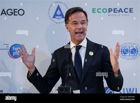 Dutch Prime Minister Mark Rutte speeches during the opening ceremony of ...