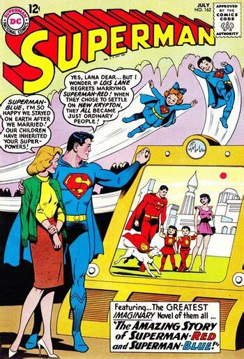 The Amazing Story of Superman Red and Superman Blue (Comic Book) - TV Tropes