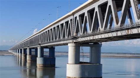 Bogibeel Bridge: Modi opens India's longest rail-road bridge over Brahmaputra river in Assam ...