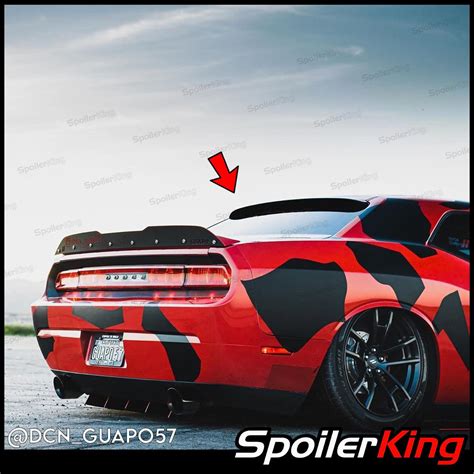 Dodge Challenger 2008-present Rear Window Roof Spoiler XL (380R) – SpoilerKing