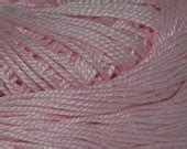 Items similar to Mercerized Cotton Crochet Thread #8- Lightest Pink on Etsy