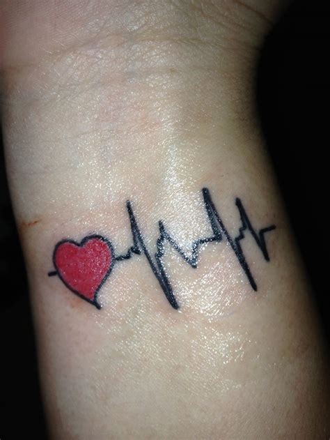 Heartbeat Wrist Tattoo Designs, Ideas and Meaning - Tattoos For You