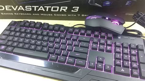 Cooler Master Devastator 3 Keyboard & Mouse Gaming Combo Unboxing - YouTube